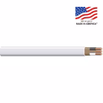 250 ft. 14/2 Romex SIMpull NM-B Indoor Electrical Cable, Solid Copper, With Ground, White Jacket - 15 Amp Residential Wire - Image 2