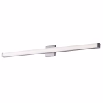 Maxim Lighting Spec Vanity 48-in 1 -Light Satin Nickel Integrated LED Modern/contemporary Vanity light bar