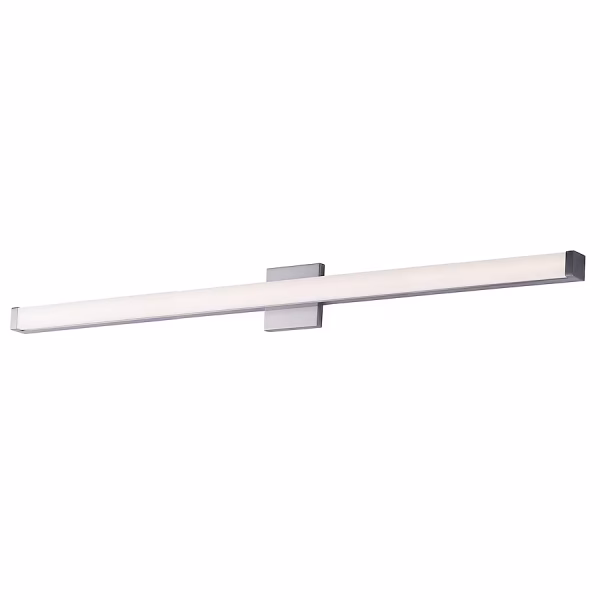 Maxim Lighting Spec Vanity 48-in 1 -Light Satin Nickel Integrated LED Modern/contemporary Vanity light bar
