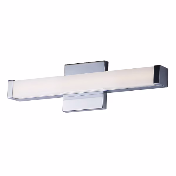 Maxim Lighting Spec Vanity 18-in 1 -Light Polished Chrome Integrated LED Modern/contemporary Vanity light bar
