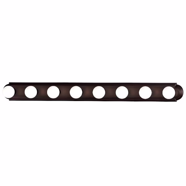 Maxim Lighting Essentials 48-in 8 -Light Oil-rubbed Bronze Transitional Vanity light
