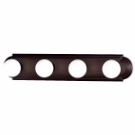 Maxim Lighting Essentials 24-in 4 -Light Oil-rubbed Bronze Transitional Vanity light