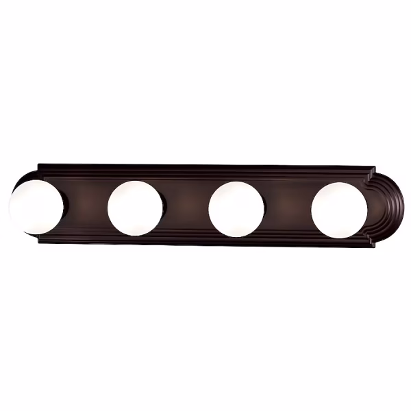 Maxim Lighting Essentials 24-in 4 -Light Oil-rubbed Bronze Transitional Vanity light