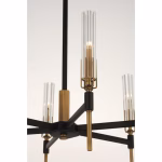 Maxim Lighting Flambeau 8 -Light Antique Black Glam For Use in Bedrooms, Dining Rooms, Foyers, Kitchens, Living Rooms Chandelier - Image 2