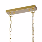 CWI Lighting Tudor 6-Light Gold Modern Contemporary For Bathrooms, Bedrooms, Dining Rooms, Foyers, Kitchens & Living Rooms Chandelier - Image 4