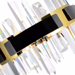 CWI Lighting Aya 1 -Light Multiple finishes Black Modern/contemporary Integrated LED For Use in Bedrooms, Dining Rooms, Foyers, Kitchens, Living Rooms Chandelier - Image 4