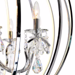 CWI Lighting Abia 8 -Light Chrome Modern/contemporary For Use in Bathrooms, Bedrooms, Dining Rooms, Foyers, Kitchens, Living Rooms Chandelier - Image 5