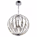 CWI Lighting Abia 8 -Light Chrome Modern/contemporary For Use in Bathrooms, Bedrooms, Dining Rooms, Foyers, Kitchens, Living Rooms Chandelier - Image 4