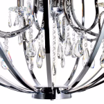 CWI Lighting Abia 8 -Light Chrome Modern/contemporary For Use in Bathrooms, Bedrooms, Dining Rooms, Foyers, Kitchens, Living Rooms Chandelier - Image 3