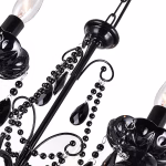 CWI Lighting Keen 9-Light Black Modern Contemporary For Use In Bathrooms, Bedrooms, Dining Rooms, Foyers, Kitchens & Living Rooms Chandelier - Image 2