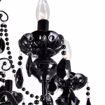 CWI Lighting Keen 9-Light Black Modern Contemporary For Use In Bathrooms, Bedrooms, Dining Rooms, Foyers, Kitchens & Living Rooms Chandelier - Image 5