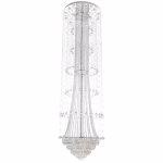 CWI Lighting Hallway 32 -Light 32.0-in Chrome Flush Mount Light - Image 2