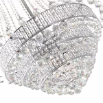 CWI Lighting Hallway 32 -Light 32.0-in Chrome Flush Mount Light - Image 5