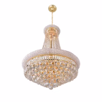 CWI Lighting Empire 17-Light Gold Traditional Crystal For Use In Bathrooms, Bedrooms, Dining Rooms, Foyers, Kitchens & Living Rooms Chandelier - Image 4