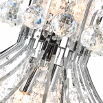 CWI Lighting Princess 10-Light Chrome Traditional Crystal For Use In Bathrooms, Bedrooms, Dining Rooms, Foyers, Kitchens & Living Rooms Chandelier - Image 4