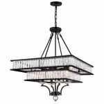CWI Lighting Shalia 8-Light Black Traditional Chandelier for Bathrooms, Bedrooms, Dining Rooms, Foyers, Kitchens & Living Rooms - Image 2