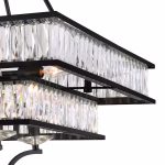 CWI Lighting Shalia 8-Light Black Traditional Chandelier for Bathrooms, Bedrooms, Dining Rooms, Foyers, Kitchens & Living Rooms - Image 6
