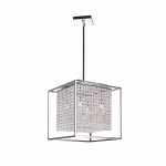 CWI Lighting Cube 5 -Light Chrome Modern/contemporary For Use in Bathrooms, Bedrooms, Dining Rooms, Foyers, Kitchens, Living Rooms Chandelier