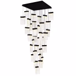 CWI Lighting Lava 1 -Light Multiple finishes Black Modern/contemporary Integrated LED Chandelier