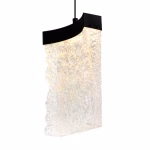 CWI Lighting Lava 1 -Light Multiple finishes Black Modern/contemporary Integrated LED Chandelier - Image 4
