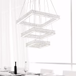 CWI Lighting Florence 60 -Light Chrome Traditional Integrated LED Crystal For Use in Bathrooms, Bedrooms, Dining Rooms, Foyers, Kitchens, Living Rooms Chandelier - Image 2