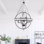 CWI Lighting Arkansas 12 -Light Black Traditional For Use in Bathrooms, Bedrooms, Dining Rooms, Foyers, Kitchens, Living Rooms Chandelier