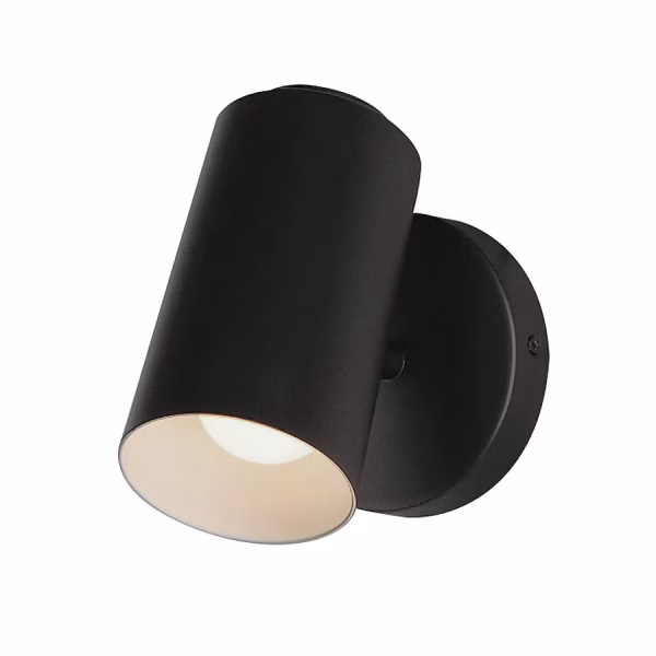 Maxim Lighting Spot Light 1 -Light 6.5-in H Matte Black Hardwired Outdoor Wall Light