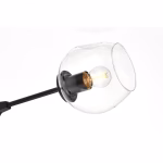 Elegant Decor Home Furnishing 8-Light Black Modern Contemporary For Use In Bedrooms, Dining Rooms, Foyers, Kitchens & Living Rooms Chandelier - Image 3