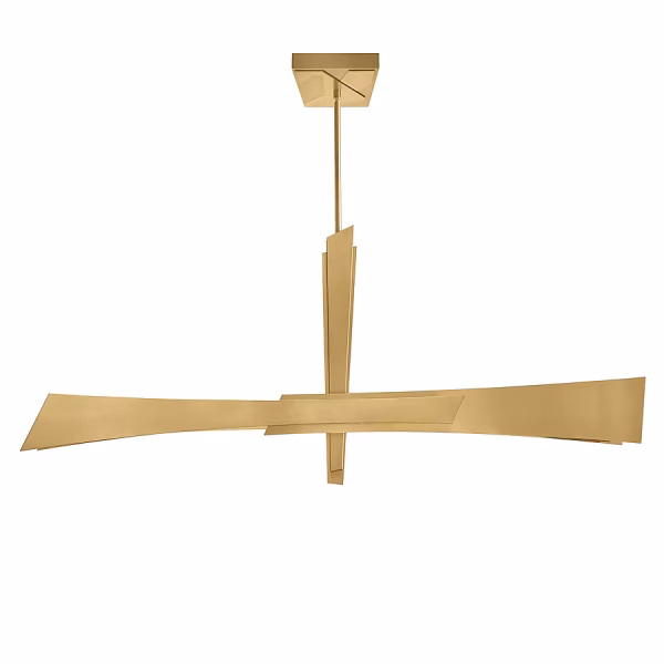CWI Lighting Solara 1-Light Brass Modern Contemporary Integrated LED For Use In Bathrooms, Bedrooms, Dining Rooms, Foyers, Kitchens & Living Rooms Chandelier