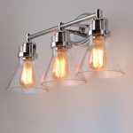 Maxim Lighting Seafarer 24.25-in 3 -Light Polished Chrome Coastal Vanity light - Image 2