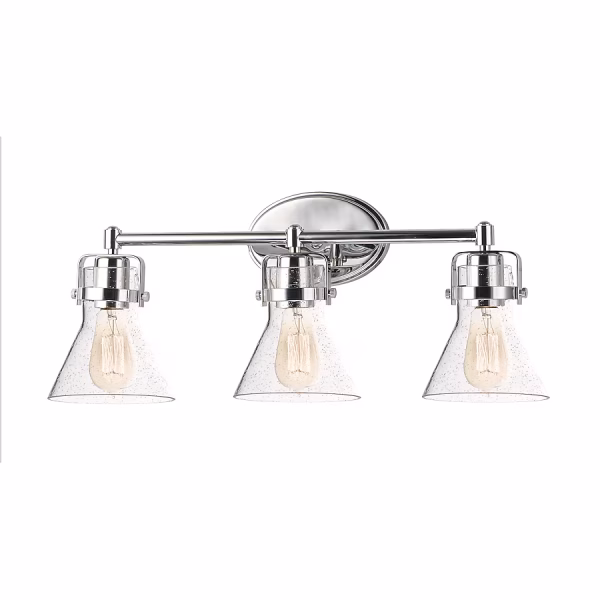 Maxim Lighting Seafarer 24.25-in 3 -Light Polished Chrome Coastal Vanity light