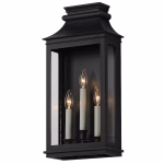 Maxim Lighting Savannah Vx 3-Light Traditional Black Oxide Incandescent Outdoor Wall Light - Image 2