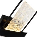 CWI Lighting Guadiana Integrated LED Black Wall Light - Image 4