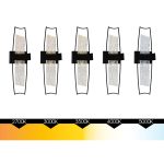 CWI Lighting Guadiana Integrated LED Black Wall Light - Image 5