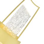 CWI Lighting Guadiana Integrated LED Satin Gold Wall Light - Image 4