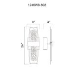 CWI Lighting Guadiana Integrated LED Satin Gold Wall Light - Image 6