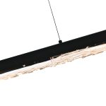 CWI Lighting Valira 48-in Integrated LED Black Chandelier - Image 3