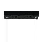 CWI Lighting Valira 48-in Integrated LED Black Chandelier - Image 4