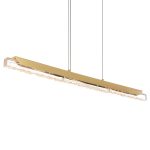 CWI Lighting Valira 48-in Integrated LED Brass Chandelier - Image 2