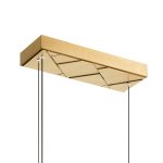 CWI Lighting Valira 48-in Integrated LED Brass Chandelier - Image 5