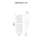 Lava Integrated LED Black Wall Light - Image 5