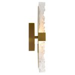 CWI Lighting Lava 20-in Integrated LED Brass Wall Light - Image 2