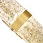 CWI Lighting Lava 20-in Integrated LED Brass Wall Light - Image 3