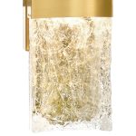 CWI Lighting Lava 20-in Integrated LED Brass Wall Light - Image 4