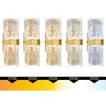 CWI Lighting Lava 20-in Integrated LED Brass Wall Light - Image 5