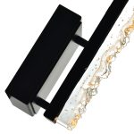 CWI Lighting Stagger Integrated LED Black Wall Light - Image 3