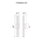 CWI Lighting Fiji Outdoor LED Wall Sconce - Image 3