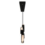 CWI Lighting Moon 54-in Integrated LED Black Chandelier - Image 2