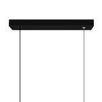 CWI Lighting Moon 54-in Integrated LED Black Chandelier - Image 5
