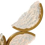 CWI Lighting Moon 54-in Integrated LED Brass Chandelier - Image 4